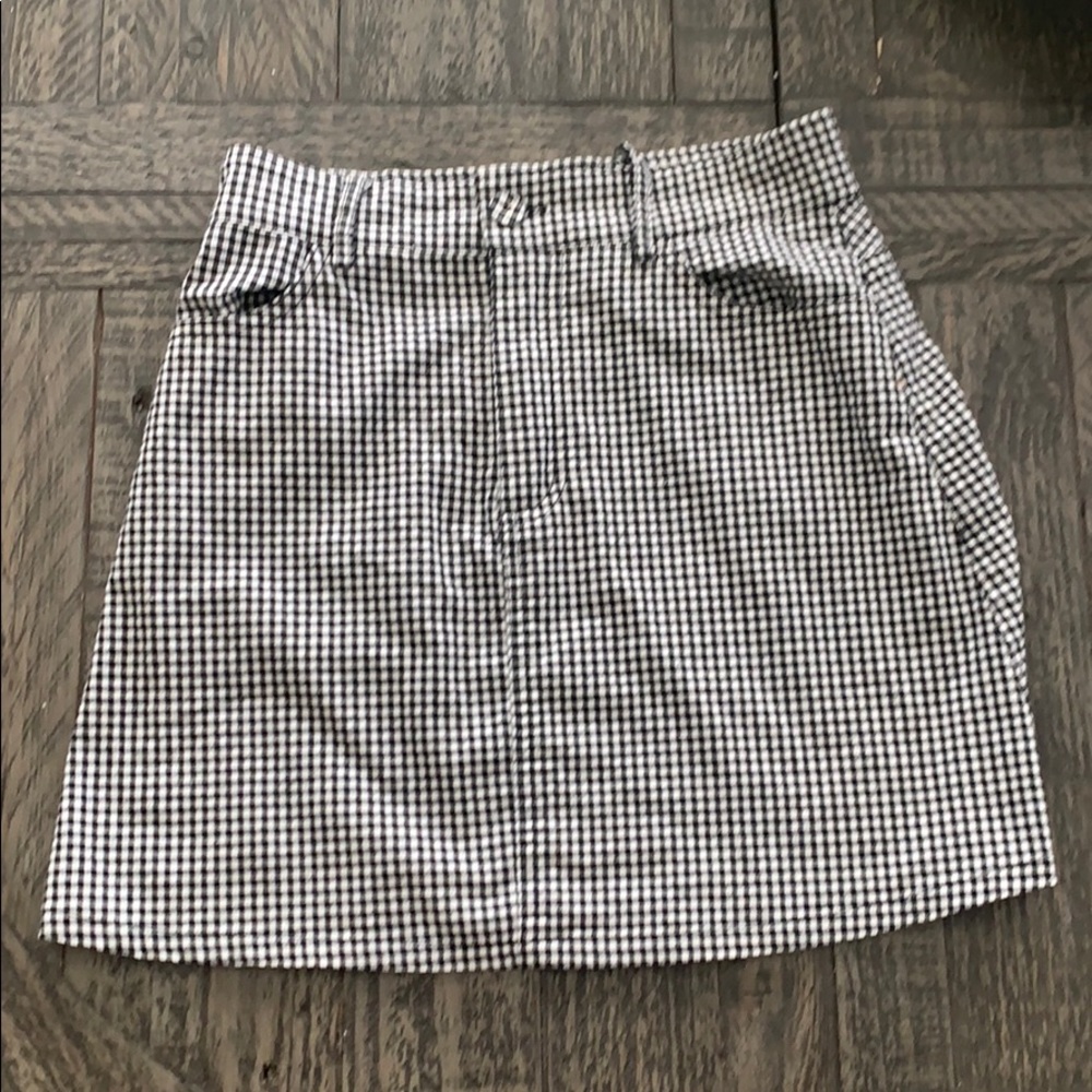 John Galt Brandy Melville Gingham Skirt